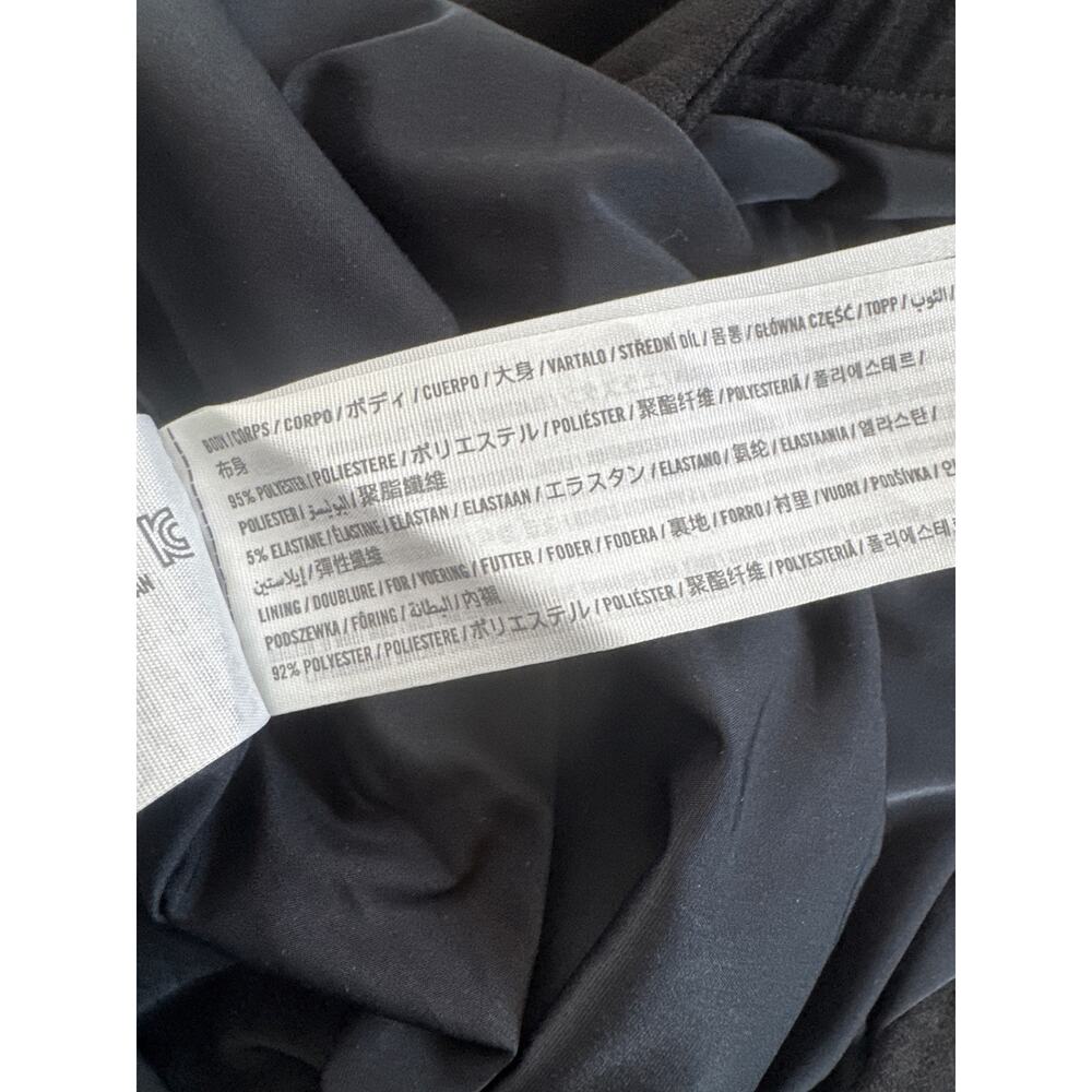 Abercrombie & Fitch Black Midi Skirt Womens XL Petites Career Skirt Minimalist - Picture 5 of 6